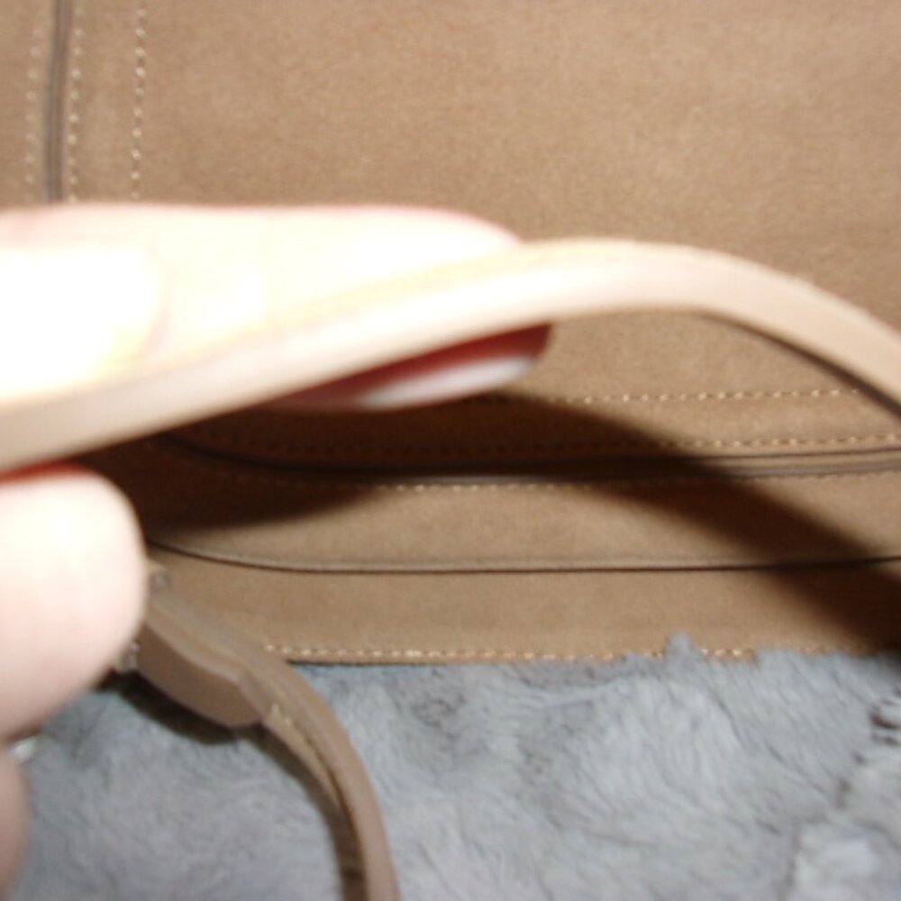 E-106 ZARA SPLIT SUEDE/LEATHER CROSSBODY BAG - Picture 4 of 14